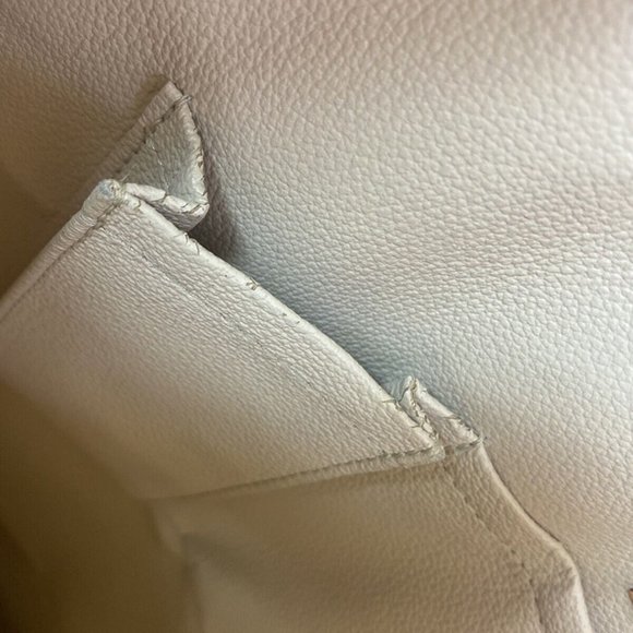 LOUIS VUITTON Logo Sac Plat Hand Tote Bag Monogram Leather Brown M51140 81YA132 - Picture 15 of 16